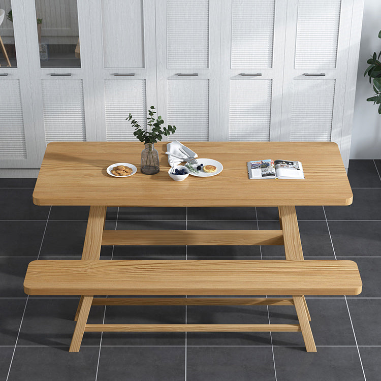 Table à manger en bois massif en pin