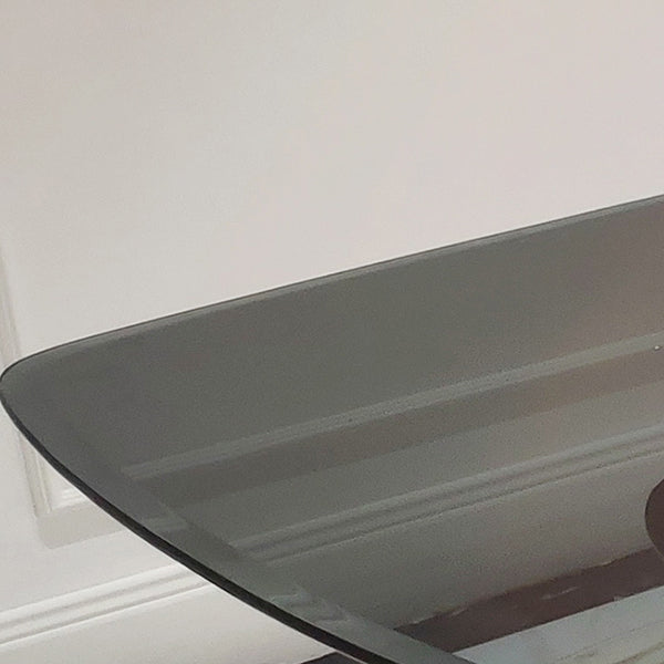 Table à manger en verre