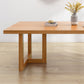 Pine Wood Dining Table Contemporary Table with Double Pedestal Base Clearhalo 'Dining Tables & Seating' 'Dining Tables' 'dining_table' 'furn' 'furn_dining_table' 'Furniture' 'Kitchen & Dining Furniture' 5922301