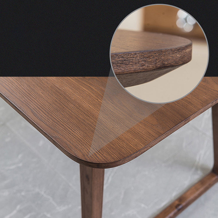 Pine Wood Dining Table Industrial Rectangle Table with Sled Base Clearhalo 'Dining Tables & Seating' 'Dining Tables' 'dining_table' 'furn' 'furn_dining_table' 'Furniture' 'Kitchen & Dining Furniture' 5922319