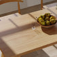 Dennenhout eettafel moderne rechthoek eettafel met sleeënbasis