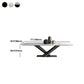 Stone Dining Table Traditional Luxury Dining Table with Pedestal Base Clearhalo 'Dining Tables & Seating' 'Dining Tables' 'dining_table' 'furn' 'furn_dining_table' 'Furniture' 'Kitchen & Dining Furniture' 5922366