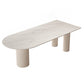 Freeform Sintered Stone Dining Table Modern Furniture with Tripod Base