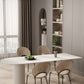 Freeform Sintered Stone Dining Table Modern Furniture with Tripod Base