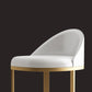 Glam Metal Dining Room Chair Upholstered Armless Dining Chairs for Home Use Clearhalo 'Dining Chairs' 'Dining Tables & Seating' 'dining_chair' 'furn' 'furn_dining_chair' 'Furniture' 'Kitchen & Dining Furniture' 5922546