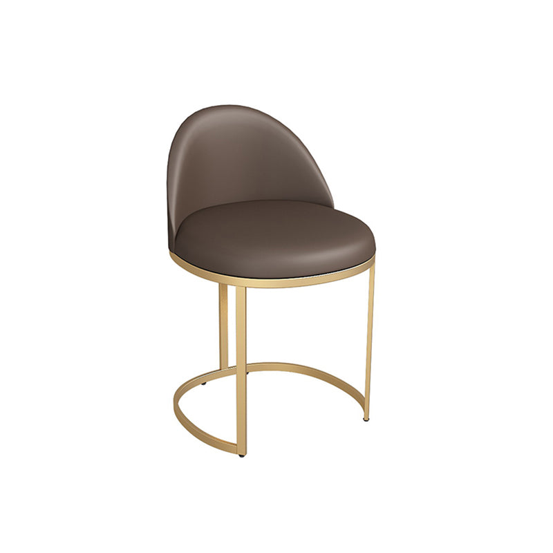 Silla de comedor de comedor de metal Glam Metal silla de comedor sin brazo para uso de restaurantes