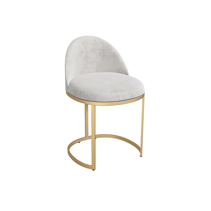 Silla de comedor de comedor de metal Glam Metal silla de comedor sin brazo para uso de restaurantes