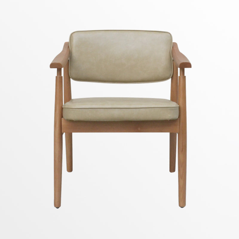 Traditionele stijl eetstoelen keukenarmzijde eetkamerstoel met houten benen