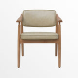 Traditionele stijl eetstoelen keukenarmzijde eetkamerstoel met houten benen