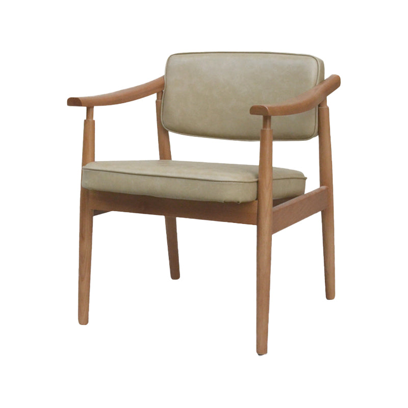 Traditionele stijl eetstoelen keukenarmzijde eetkamerstoel met houten benen