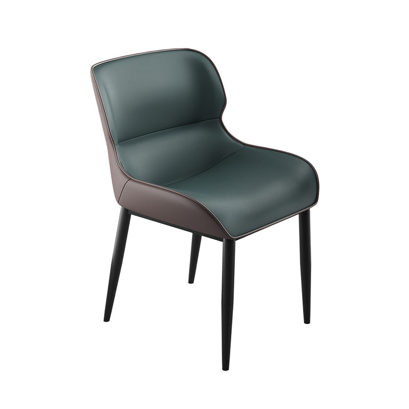 Silla de ala de ala de brazo sillas de cuero de estilo industrial de estilo industrial