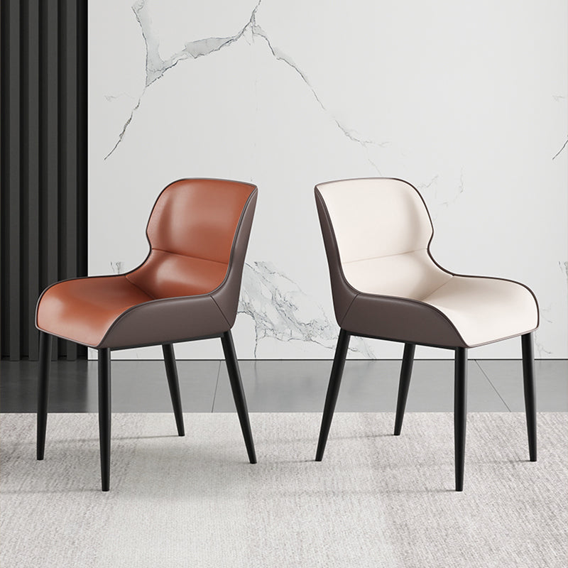 Silla de ala de ala de brazo sillas de cuero de estilo industrial de estilo industrial