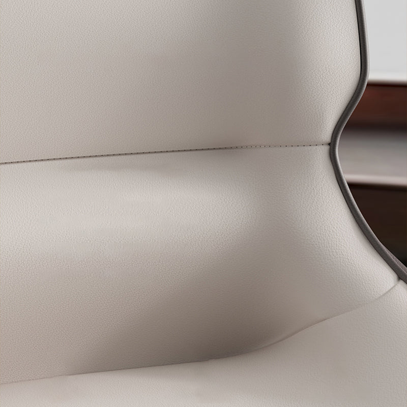 Silla de ala de ala de brazo sillas de cuero de estilo industrial de estilo industrial