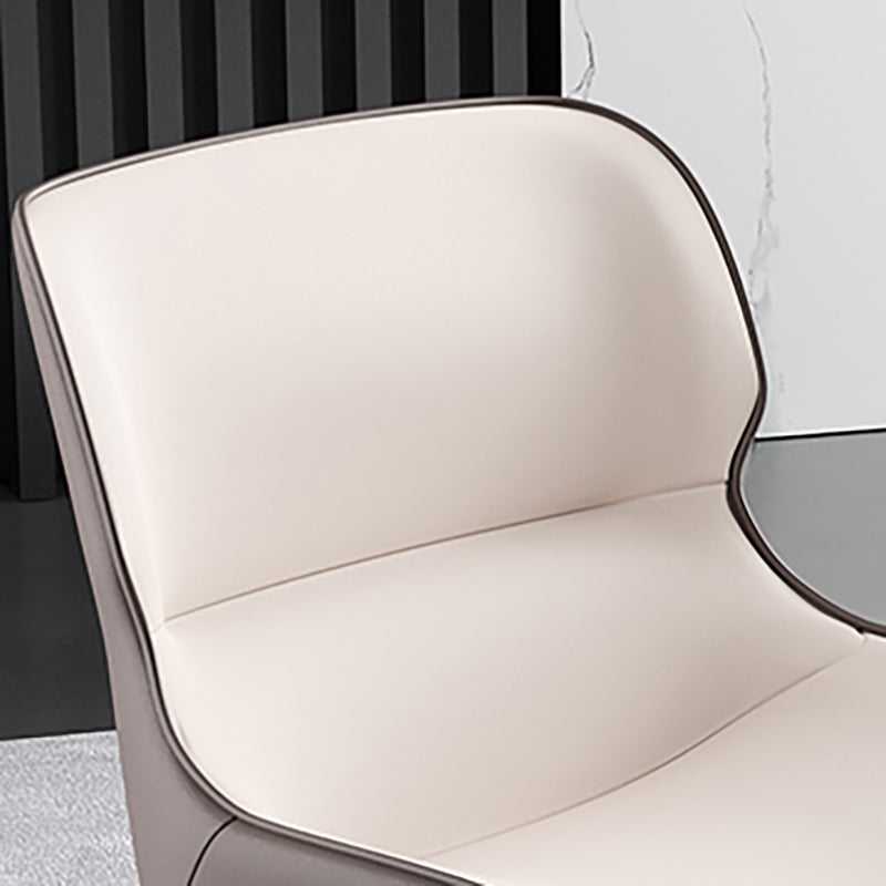 Silla de ala de ala de brazo sillas de cuero de estilo industrial de estilo industrial