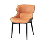 Silla de comedor contemporánea sillas laterales de comedor con patas de metal