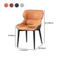 Silla de comedor contemporánea sillas laterales de comedor con patas de metal