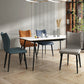 Contemporary Restaurant Leather Side Chair Matte Finish Solid Back Dining Chair Clearhalo 'Dining Chairs' 'Dining Tables & Seating' 'dining_chair' 'furn' 'furn_dining_chair' 'Furniture' 'Kitchen & Dining Furniture' 5922713