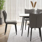 Contemporary Restaurant Leather Side Chair Matte Finish Solid Back Dining Chair Clearhalo 'Dining Chairs' 'Dining Tables & Seating' 'dining_chair' 'furn' 'furn_dining_chair' 'Furniture' 'Kitchen & Dining Furniture' 5922717