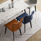 Contemporary Restaurant Leather Side Chair Matte Finish Solid Back Dining Chair Clearhalo 'Dining Chairs' 'Dining Tables & Seating' 'dining_chair' 'furn' 'furn_dining_chair' 'Furniture' 'Kitchen & Dining Furniture' 5922724