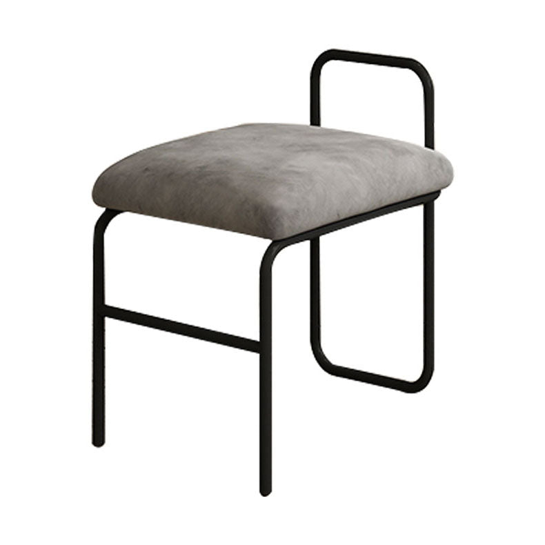 Sillas de comedor sin brazo de terciopelo glamorosa sillas de comedor de metal para uso doméstico