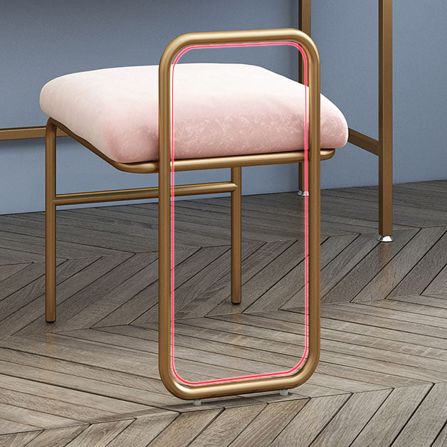 Sillas de comedor sin brazo de terciopelo glamorosa sillas de comedor de metal para uso doméstico