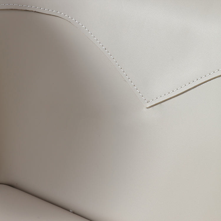 Contemporary Leather Dining Chair Armless Wingback Side Chair for Home Use Clearhalo 'Dining Chairs' 'Dining Tables & Seating' 'dining_chair' 'furn' 'furn_dining_chair' 'Furniture' 'Kitchen & Dining Furniture' 5922828