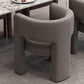 Silla de estilo de estilo contemporáneo silla de comedor abierta silla de brazo para interiores