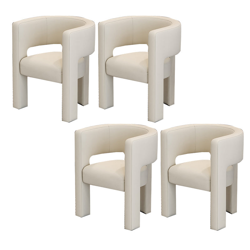 Silla de estilo de estilo contemporáneo silla de comedor abierta silla de brazo para interiores