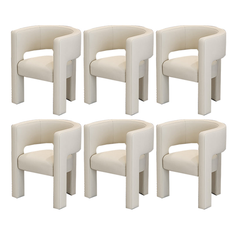 Silla de estilo de estilo contemporáneo silla de comedor abierta silla de brazo para interiores