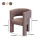 Silla de estilo de estilo contemporáneo silla de comedor abierta silla de brazo para interiores