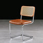Industrial Upholstered Dining Side Chair Open Back Side Dining Chairs