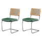 Industrial Upholstered Dining Side Chair Open Back Side Dining Chairs