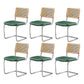 Industrial Upholstered Dining Side Chair Open Back Side Dining Chairs
