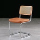 Industrial Upholstered Dining Side Chair Open Back Side Dining Chairs