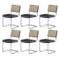 Industrial Upholstered Dining Side Chair Open Back Side Dining Chairs