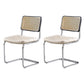 Industrial Upholstered Dining Side Chair Open Back Side Dining Chairs