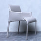 Contemporary Faux Leather Guest Chair Upholstered Dining Arm Chair
