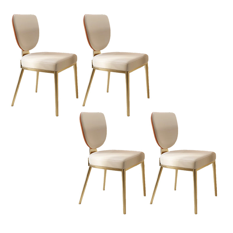 Sillas de comedor de patas de acero inoxidable