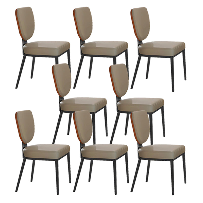 Sillas de comedor de patas de acero inoxidable