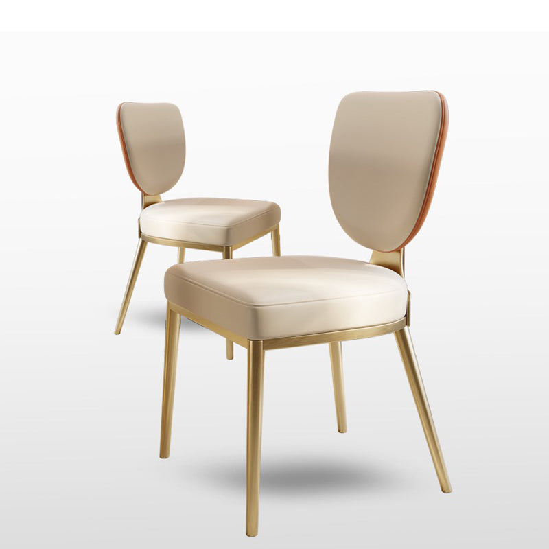 Sillas de comedor de patas de acero inoxidable