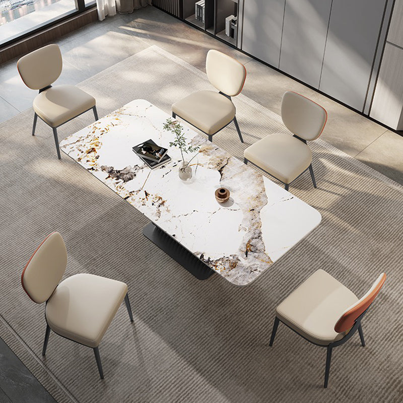 Sillas de comedor de patas de acero inoxidable