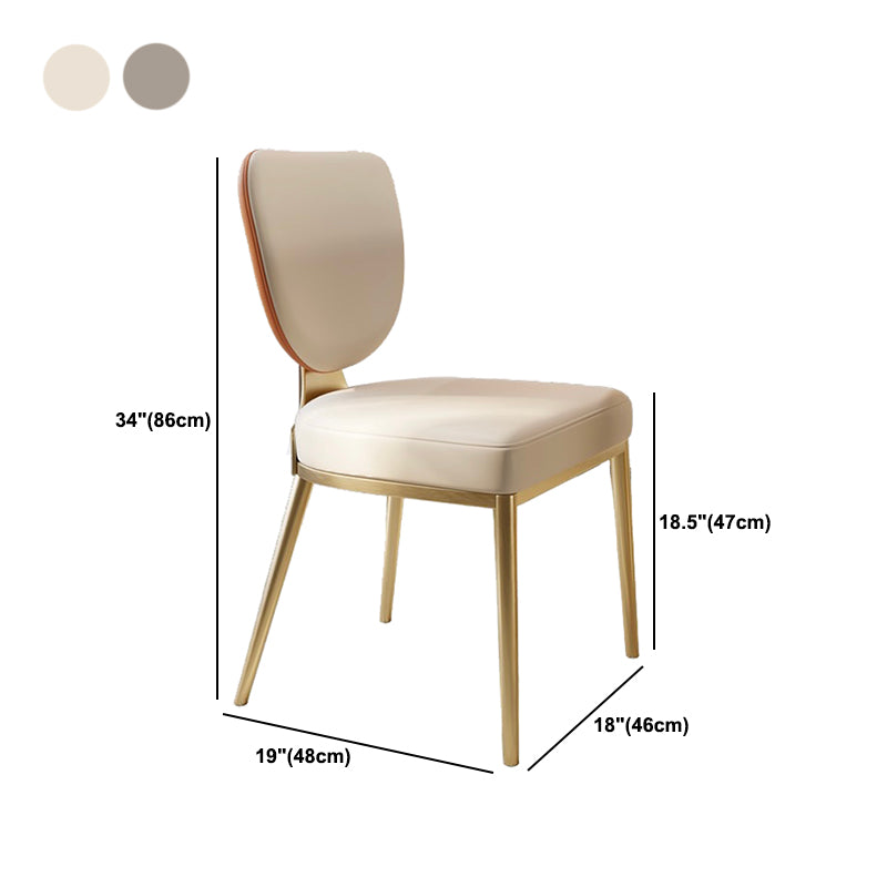 Sillas de comedor de patas de acero inoxidable