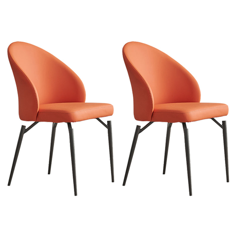 Sillas de comedor sin brazo sin acento de acento de comedor moderno