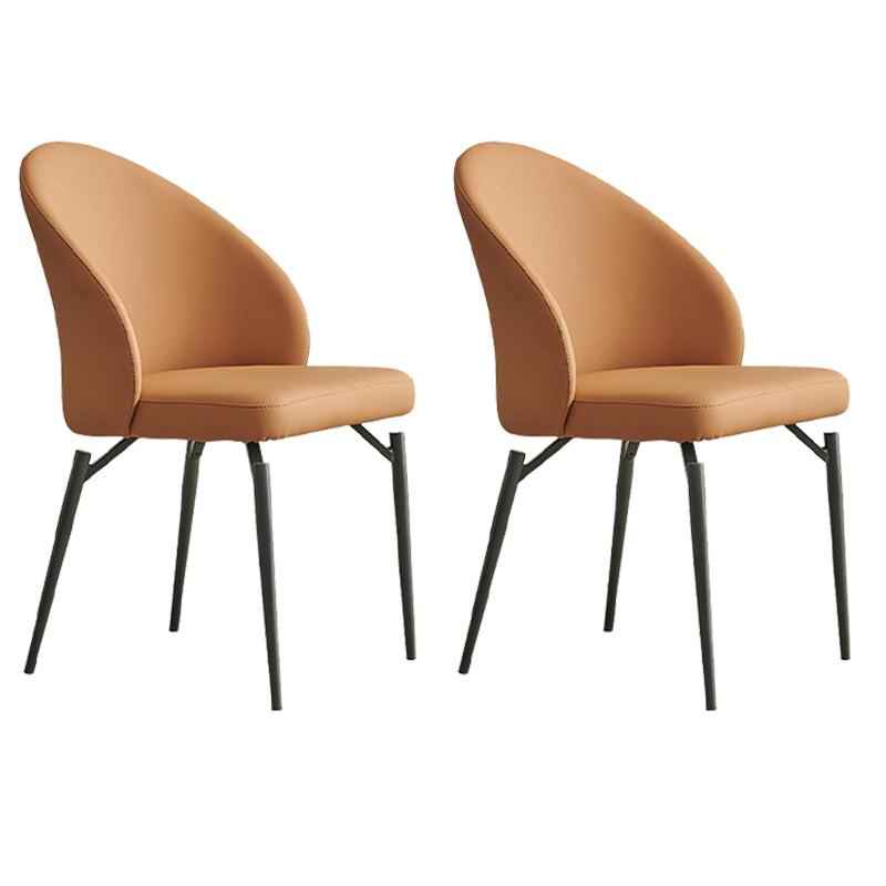 Sillas de comedor sin brazo sin acento de acento de comedor moderno