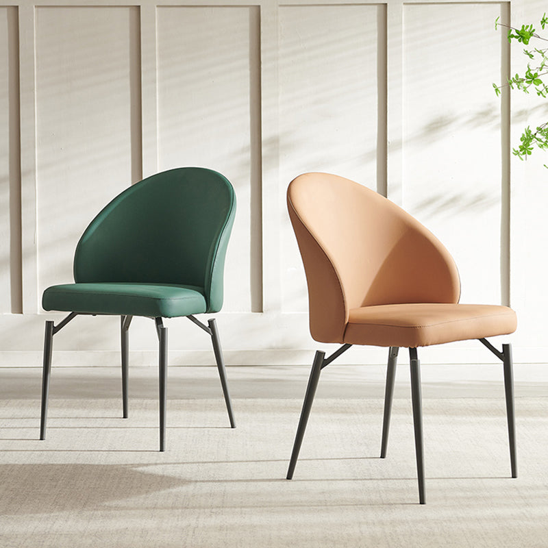 Sillas de comedor sin brazo sin acento de acento de comedor moderno