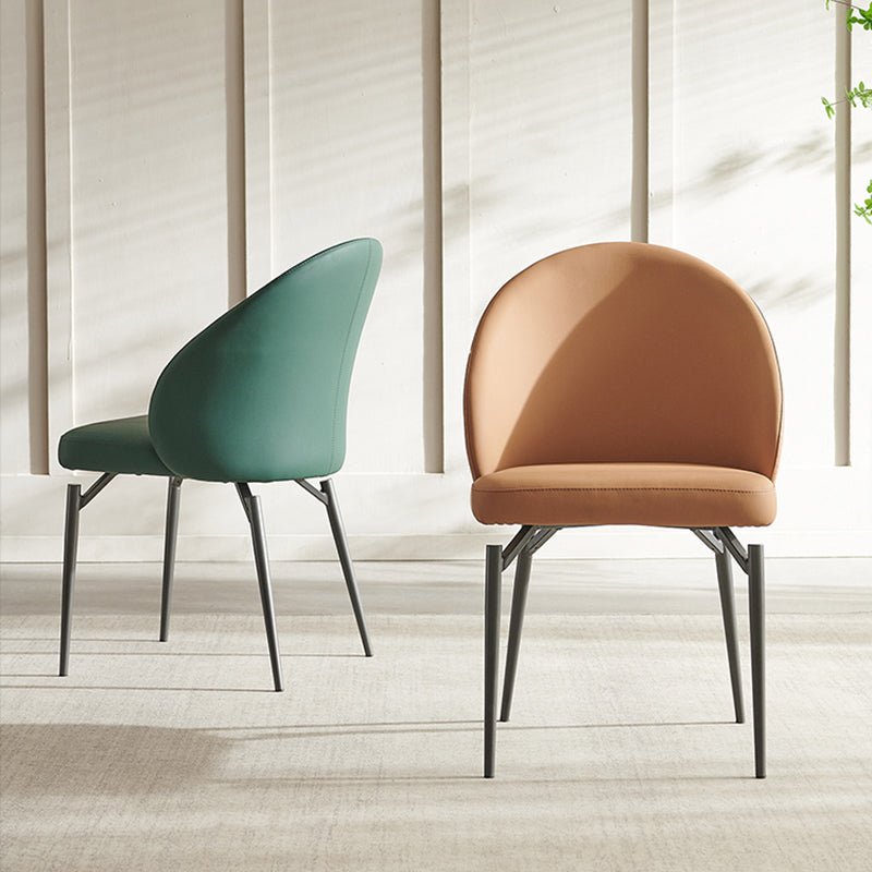 Sillas de comedor sin brazo sin acento de acento de comedor moderno