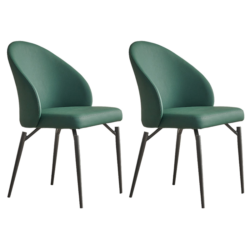 Sillas de comedor sin brazo sin acento de acento de comedor moderno