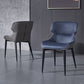 Black Metal Legs Dining Chairs Faux Leather Low Back Side Chair Clearhalo 'Dining Chairs' 'Dining Tables & Seating' 'dining_chair' 'furn' 'furn_dining_chair' 'Furniture' 'Kitchen & Dining Furniture' 5923198