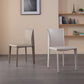 Matte Finish Side Chair for Dining Room Modern Solid Back Dining Chair