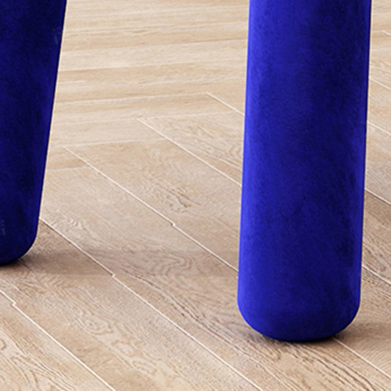 Contemporary Dining Chair Velvet Open Back Side Chair for Home Clearhalo 'Dining Chairs' 'Dining Tables & Seating' 'dining_chair' 'furn' 'furn_dining_chair' 'Furniture' 'Kitchen & Dining Furniture' 5923242